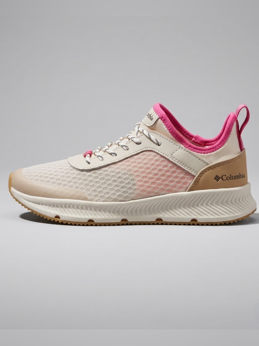 Columbia Summertide Women's Sneakers Outdoors Water shoe Tan/pink Size 7.5